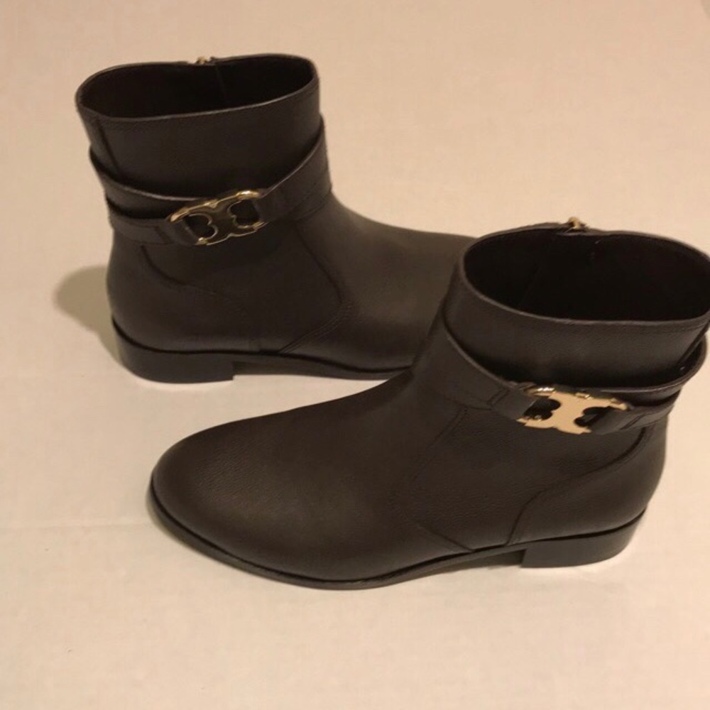 Tory Burch Gemini Link Leather Boots - Picture 7 of 8